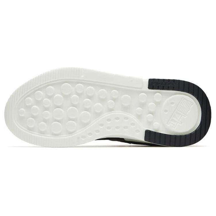 Anta Rubik's Cube Cushioning Slip Resistant Abrasion Resistant Thermal Low top Casual Shoes Men's Black White 112248808-5