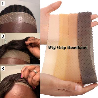 Non Slip Wig Grip Headband Transparent Silicone Wig Band Wig Secure Wig Gripper