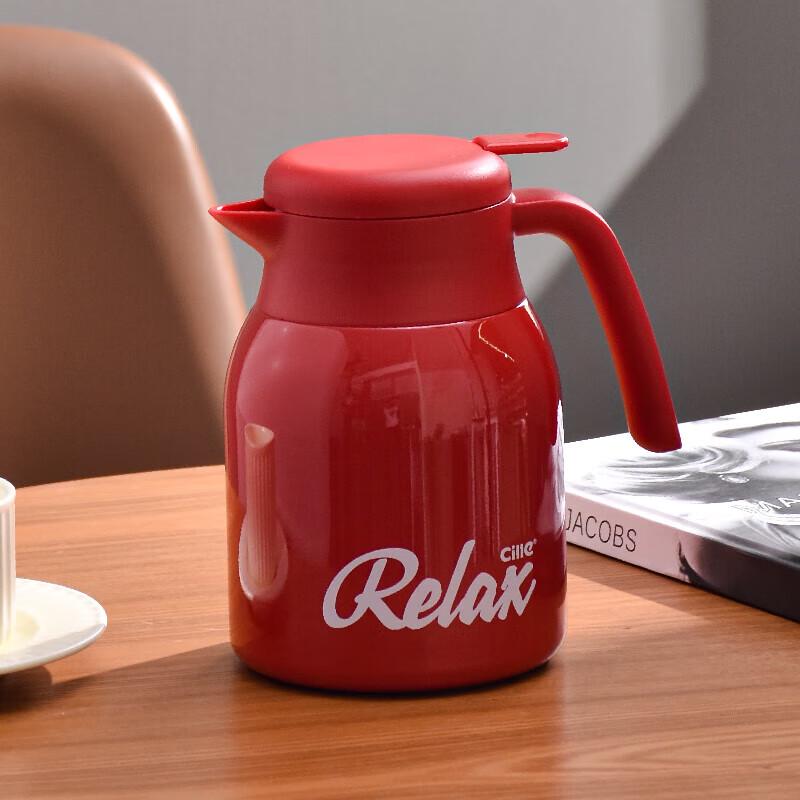 Xile Ceramic-Coated Insulated Thermos with Handle