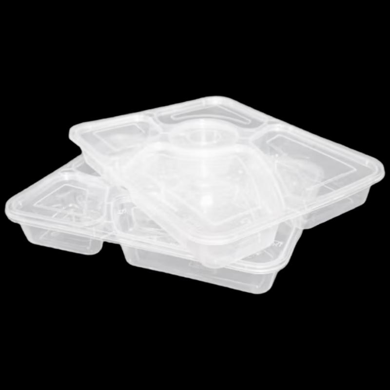 

Ronghe Disposable 5-Compartment Meal Box