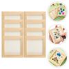 Clay Picture Frame Photo Wood DIY Frames Blank Children Wooden for Kids Painting