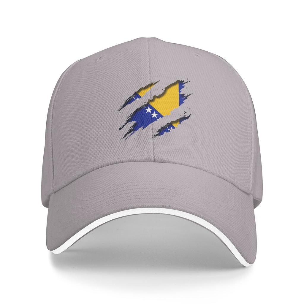 Spring Bosnia Flag Symbol Baseball Cap  Outdoor Sport Fashion Design Sun Trucker Hat Unisex Adult Hot Sale Baseball Caps