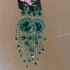 Silver Needle Retro Rhinestone Tassel Earrings: Luxurious, High-End Studs with Exaggerated Personality