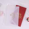 1/2/3Pcs 3D Christmas Greeting Card with Paper Envelope Foldable Pop-up 3D Tree Merry Xmas Wishes Message Card Festive Decoration Holiday Party Gift