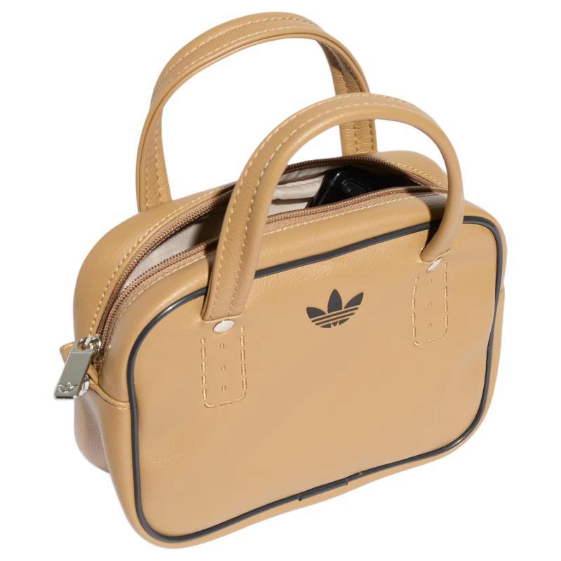 Adidas Originals Polyurethane Shoulder Bag, Crossbody Bag, Handbag Mini Women's Brown Adidas JX7874