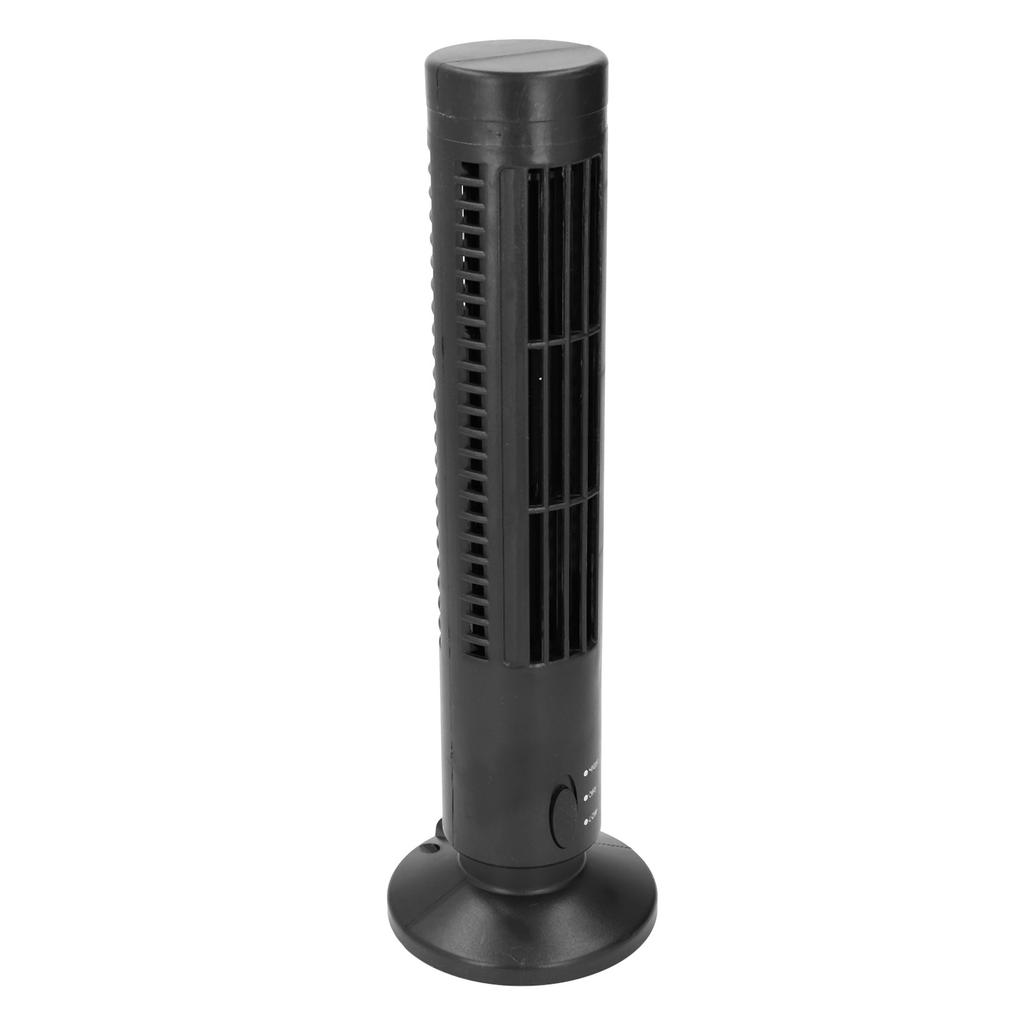 Tower Fan USB Bladeless 2 Speeds Quiet Energy Saving Portable Tower Cooling Fan for Home Use