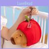Capybara Dog Persimmon Pig Plush Toy Keychain Animal Pendant Gift Decoration