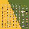 BTS Cute Cartoon Acrylic Chain Keychain, Bangtan Boys Multi-Figure Beaded Charm, Kpop ARMY Fans Bag Accessory