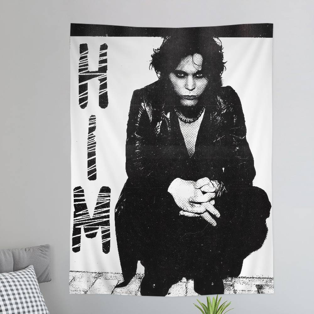 Rock HhIM Band Anime Cartoon Tapestry Art Science Fiction Room Home Decor Wall Hanging Home Decor