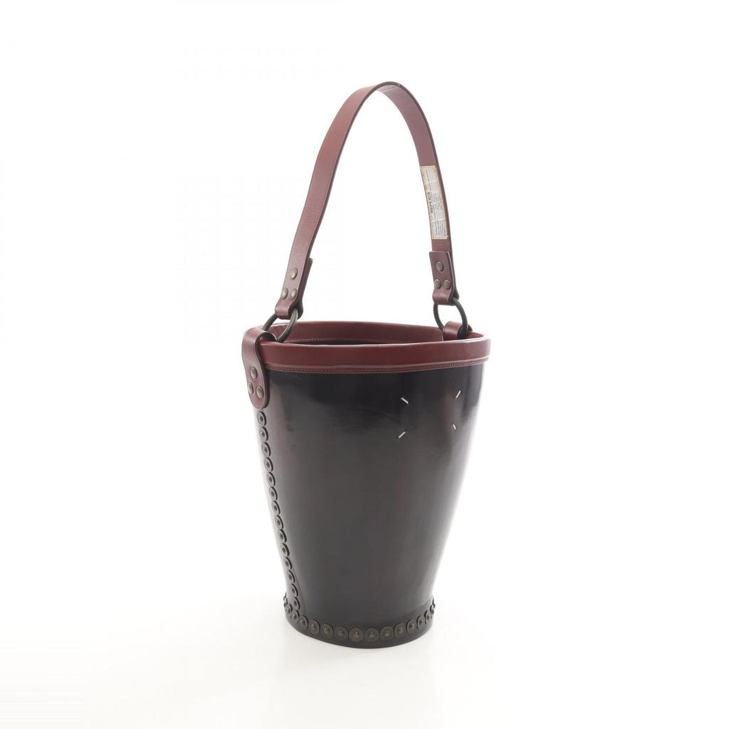 Used Maison Margiela 11 4 Stitches Handbag Leather Brown Bordeaux Used Women