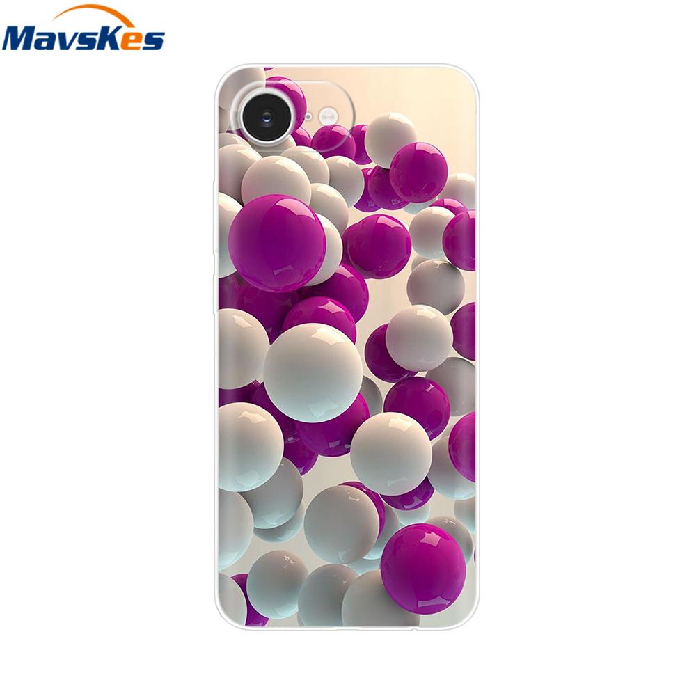 For iPhone 16e Case For Apple iPhone 16e Case Luxury Clear Painted Cover Case For iPhone 16e 16 E Coque Protective Cover Fundas