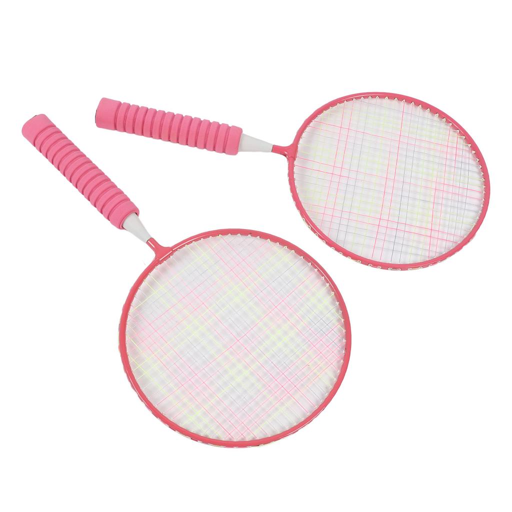 Kinder Badminton Set Leichter Kinder Badmintonschläger mit 3 Federbällen Tragetasche Griffband für 3 bis 12 Jahre