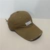 Embroidered letter baseball cap washed old cap women's summer sun protection visor breathable windproof hat