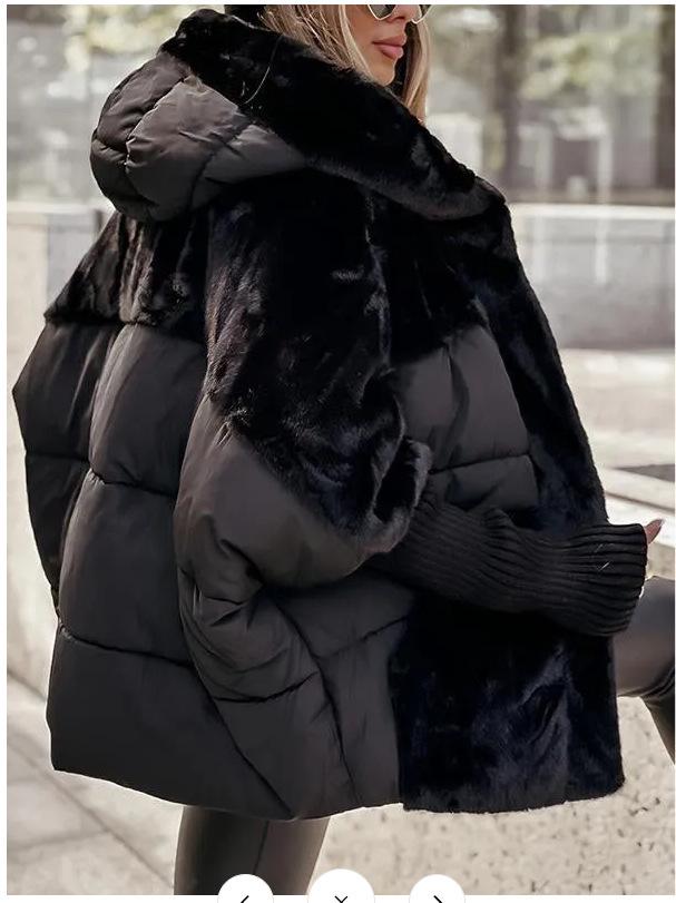 2024 New Autumn and Winter Women's Patchwork Down Cotton Jacket