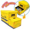 JR Freight Container Ride-On Storage Box, Storage Chair, Toy Box, 70kg Load Capacity, W48.5 x H31 x D31cm, 46L, with Lid (Doctor Yellow)