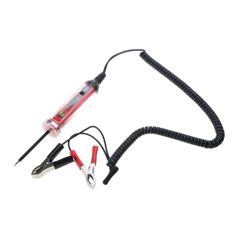 DC Circuit Tester 3-60V Test Light Electrical Voltage Test Digital LCD Display with 142-Inch Extended Spring Wire