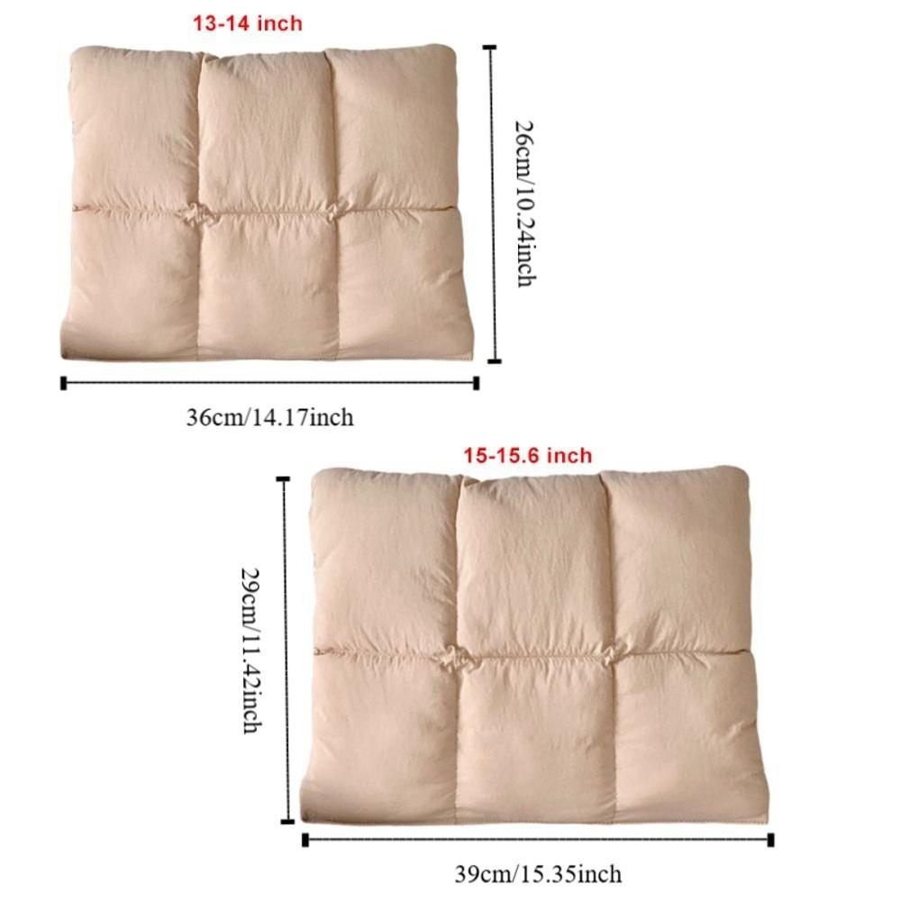 13 15 inch Pillow Laptop Bag Puffy Quilted Puffer Laptop Sleeve Men Women Automatic Close for HP/Lenovo/Xiaomi Air Pro