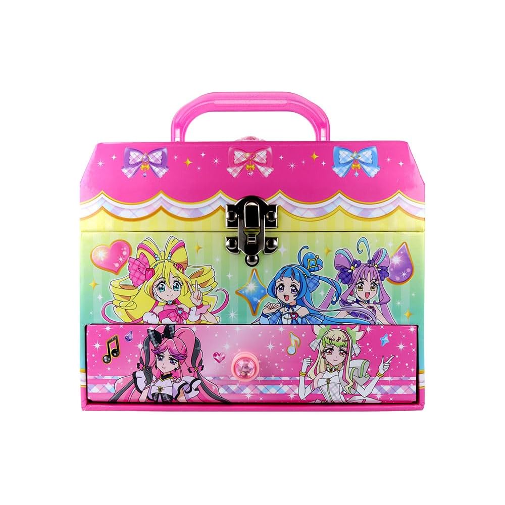 Sunstar Secret Lovely Box Kimi to Idol Precure 7074360A Storage Container