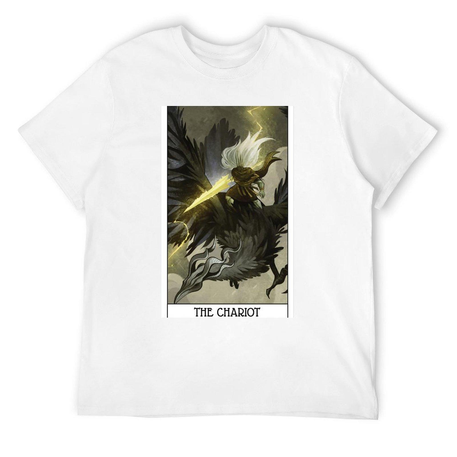 

Souls Tarot: The Chariot T-Shirt Blouse vintage t shirts vintage sports fans mens funny t shirts S