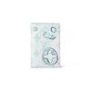 Pocket Organizer Vintage Ink Wash Print Water Park Water Droplet Print Coated Canvas With Leather Trim Card Holder Wallet Regular M82371