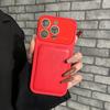 Luxury Drum Cortex Bulge Leather Texture Phone Case For iPhone 17 16 15 14 Pro Max Crystal Large Window Matte Shockproof Cover