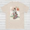 Ukiyo-e Geisha T-Shirt, Keisai Eisen Woodblock Art