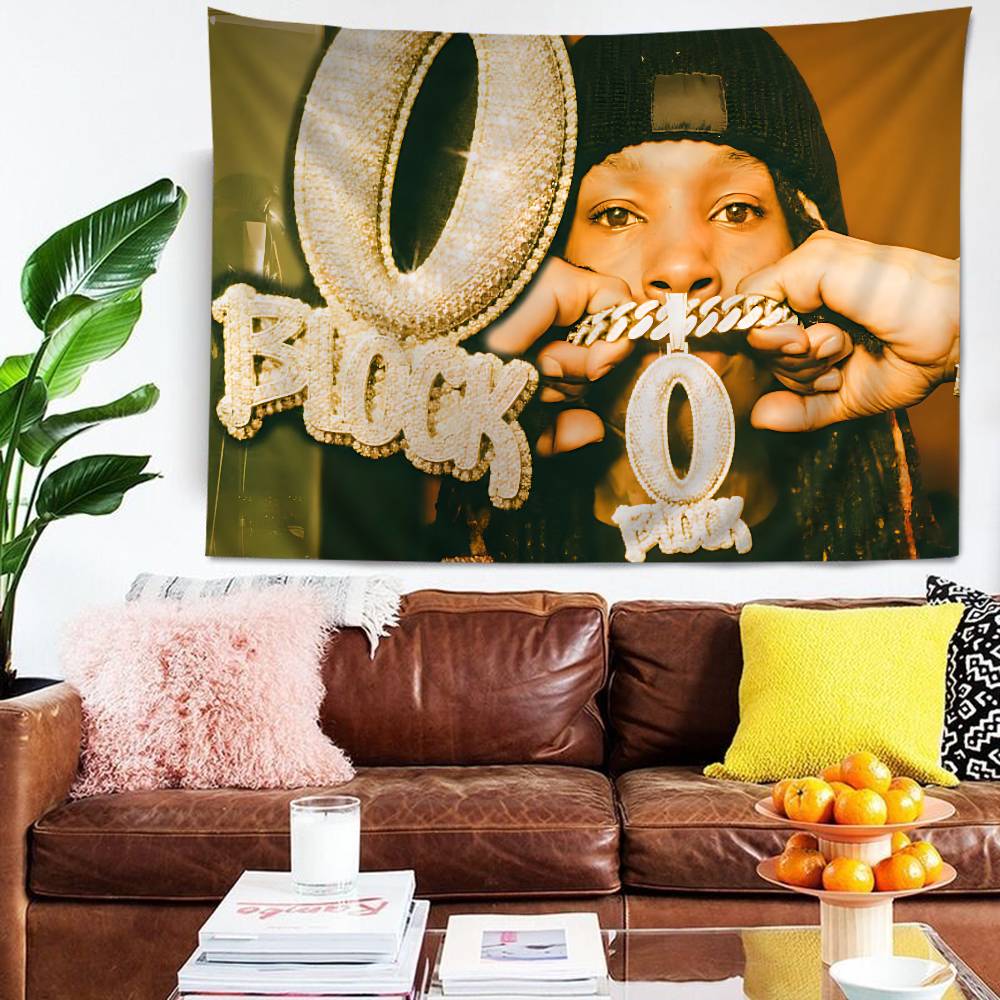 KKing Rapper Von Anime Tapestry Hanging Tarot Hippie Wall Rugs Dorm Home Decor
