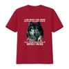 Cool Streetwear Realistic Wolf Pack Inspirational Quote Print Casual T Shirt Vintage Soft Stretched Fashion Unisex