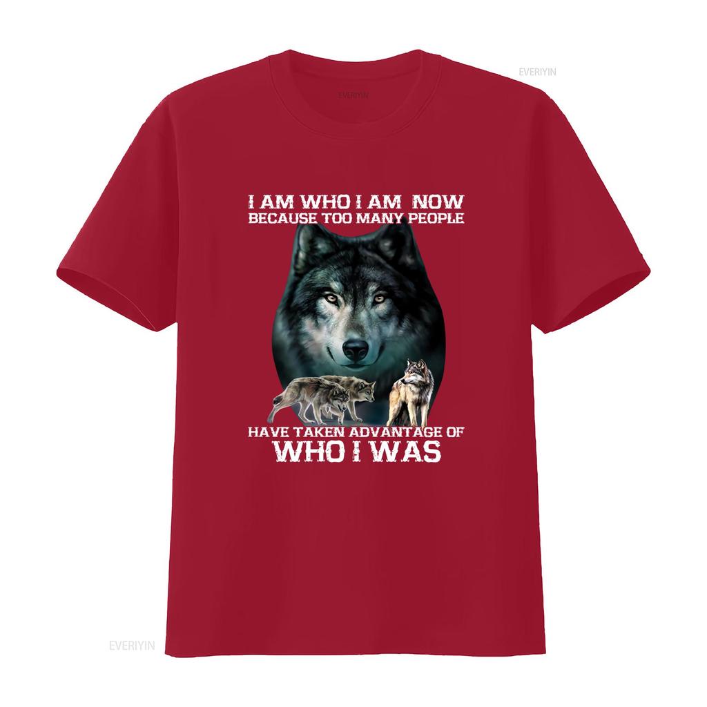 Cool Streetwear Realistic Wolf Pack Inspirational Quote Print Casual T Shirt Vintage Soft Stretched Fashion Unisex