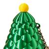 Stress Relief Keychain Retractable Christmas Tree Longsword Toy, 3D Printed Xmas Accessories Keychain, Holiday Mini Fidget Toy for Backpack Charm Bag