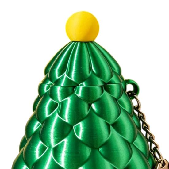 Stress Relief Keychain Retractable Christmas Tree Longsword Toy, 3D Printed Xmas Accessories Keychain, Holiday Mini Fidget Toy for Backpack Charm Bag