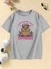 Just A Girl Who Love Capybaras Lovely Design T Shirts Kids Childrens Tshirt Boys Girls Summer Spring Casual Top Tee
