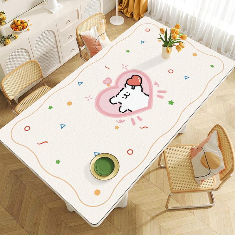 ZISIZ Sweet Hearts Cartoon Table Mat