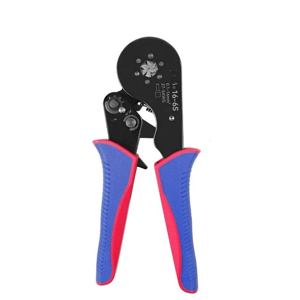 Ferrule Crimping Tool HSC816-6S 0.1-16mm²/27-5AWG Tubular Terminal Mini Crimper Pliers For Large Size Terminals Electrical Clamp