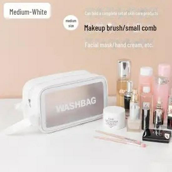 

Женская дорожная косметичка большой вместимости с отделением для влажного/сухого хранения