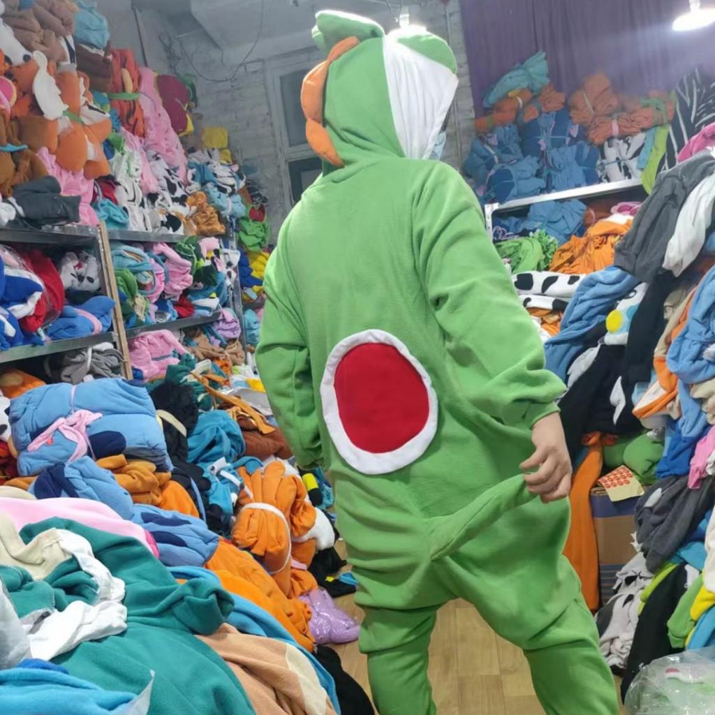 Cross-border Yoshi Kigurumi Jumpsuit: Cartoon Animal Adult Halloween Cosplay Pajamas
