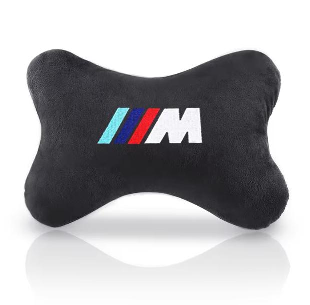 

1PCS Car Headrest Cover Auto Seat Cover Head Neck Rest Pillow For BMW M Power Performance M3 M5 X1 X3 X5 X6 E46 E39 E36 E60 E90