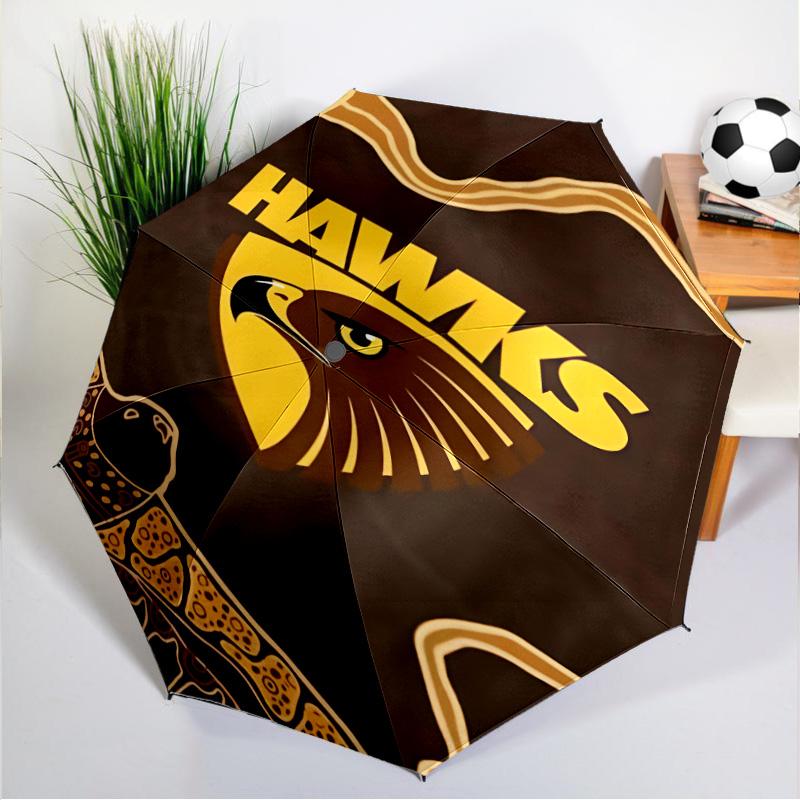 Hawks Team Spirit Umbrella 8-Frame for Travel, Camping, Casual Lightweight Portable Umbrella, Essential for Every Family Holidays Gift