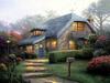 Diy Diamond Embroidery 5D Landscape Forest Hut Cross Stitch Riverside Path Round Diamond Painting Mosaic New Year Gift