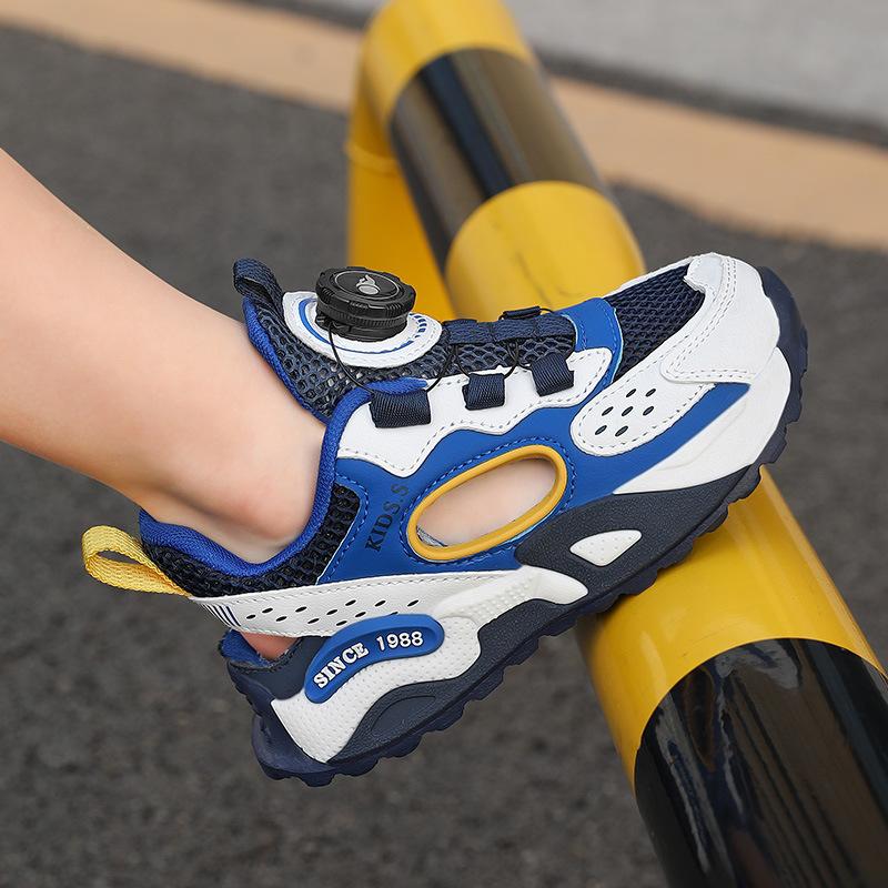 2026 New Soft-soled Non-slip Single-mesh Frame Shoes, Children's Lightweight Sports Shoes