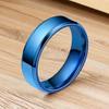 Men's Purple Titanium Steel Hip-Hop Ring - High-End, Unique, Stainless Steel Jewelry 