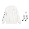 Li Ning Sports Lifestyle Collection Sports Fashion Collection Sweatshirt Unisex White AWDT607-7