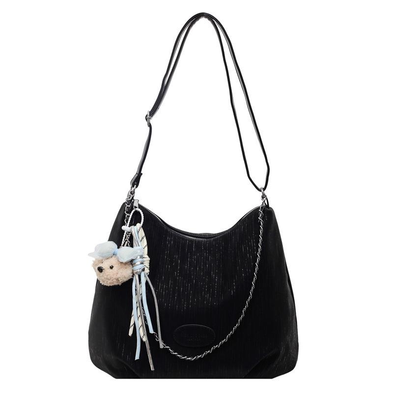 Large Capacity Tote Bag Women's New Summer Fashion Versatile Shoulder Bag High Sense Class Commuter Bag