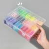 Clear Perler Beads Storage Boxes DIY Large Capacity Transparent Storage Box Durable Transparent Lid Jewelry Organizer Box