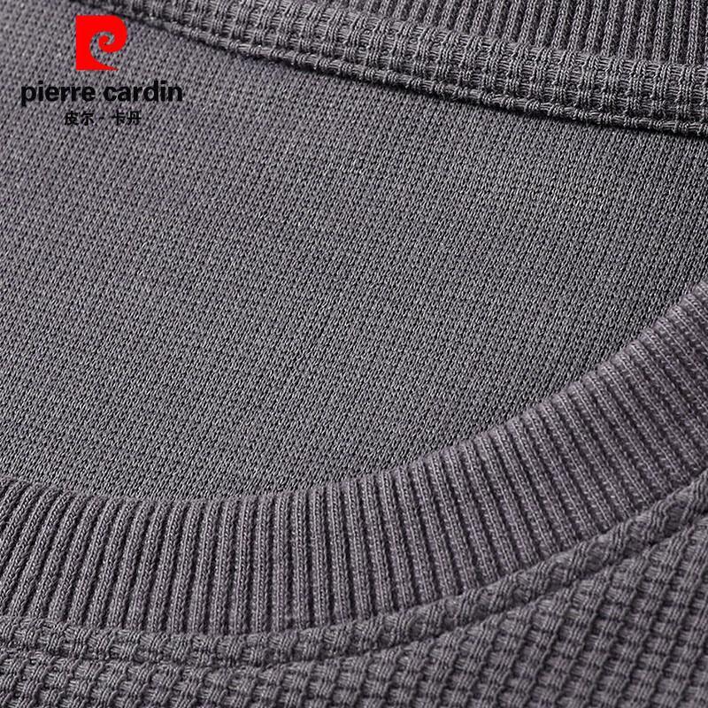 Pierre Cardin Men's Waffle Knit Long Sleeve T-Shirt