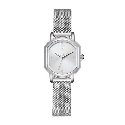 [BLANCHERE] BLANCHERE Ciel Classic Silver Dot Mesh Square Women's Metal Watch BW10925L-WWWM