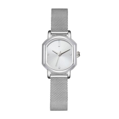 [BLANCHERE] BLANCHERE Ciel Classic Silver Dot Mesh Square Women s Metal Watch BW10925L-WWWM NONE