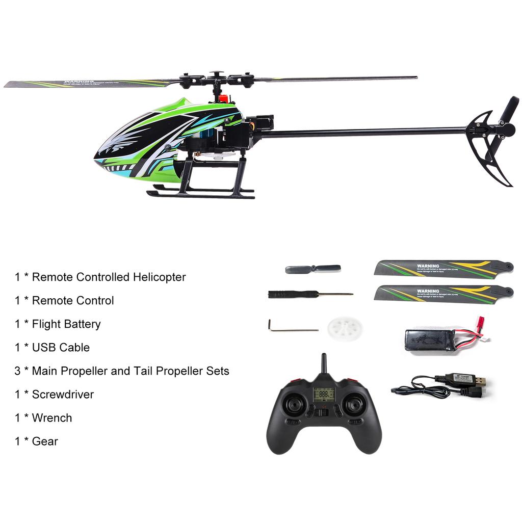 2.4Ghz Remote Control Helicopter 4CH No Ailerons Plane Auto Hover 6 axis Gyroscope Stabilization 360  degrees  Roll One