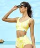 XEXYMIX Black Label Signature Life Essential Flower Bra Top Sunny Lime Wt4378H