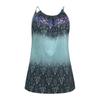 Women Fashion Summer Vest Printing Camisole Loose  Casual Sleeveless Dress